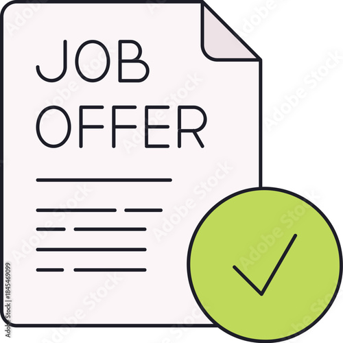 Job Offer Sticker