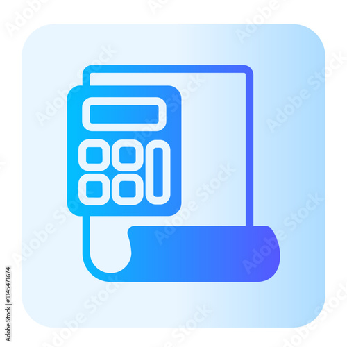 calculator gradient icon