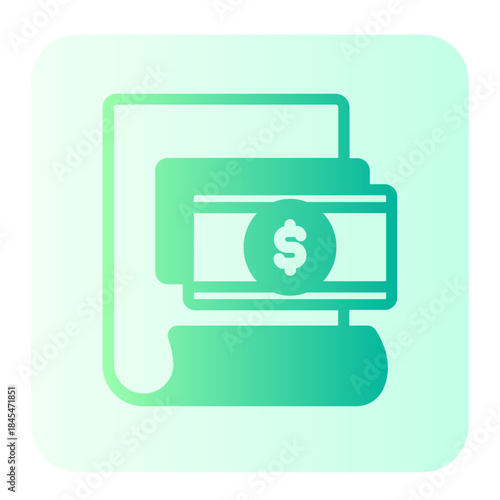money gradient icon