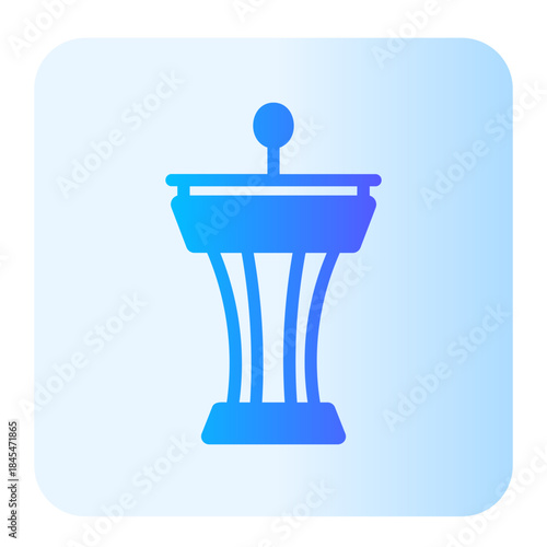 podium gradient icon