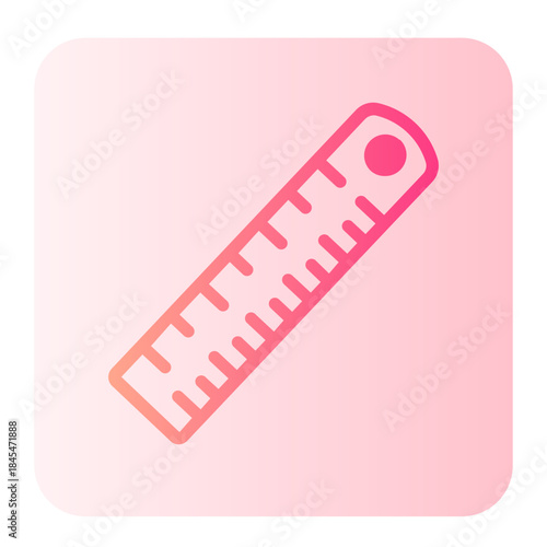 ruler gradient icon