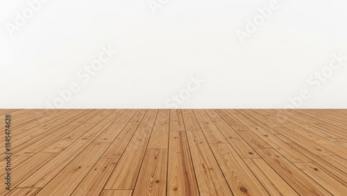 Empty room with wooden floor