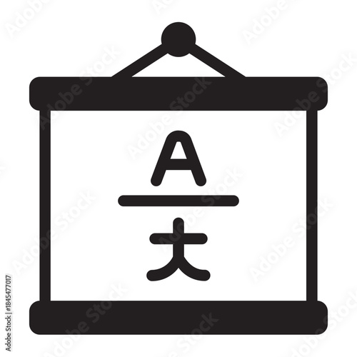 Foreign Language  glyph icon