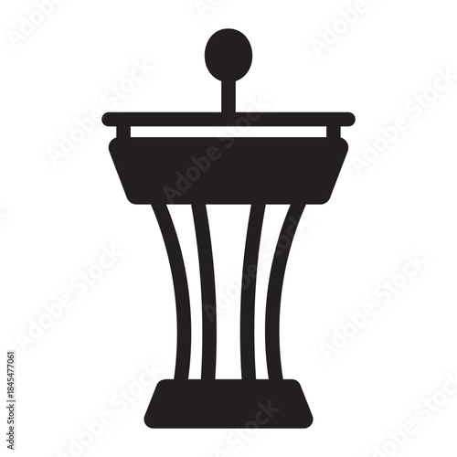 podium glyph icon