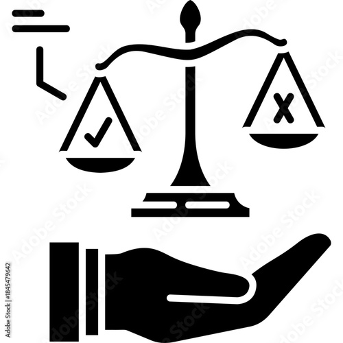 Glyph Solid Ethical Standard Icon
