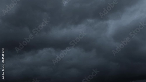 Filming of a sky of totally dark movie