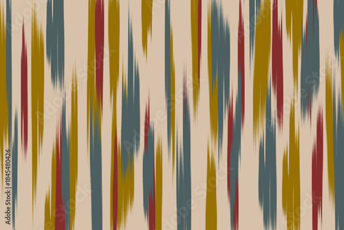 Uzbekistan ikat pattern. Uzbekistan ikat abstract ethnic design. Uzbekistan pattern design for background, wallpaper, textile, art, clothing, wrapping paper, Uzbek style, Uzbek fabric