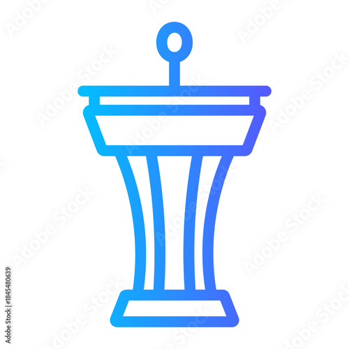 podium gradient icon
