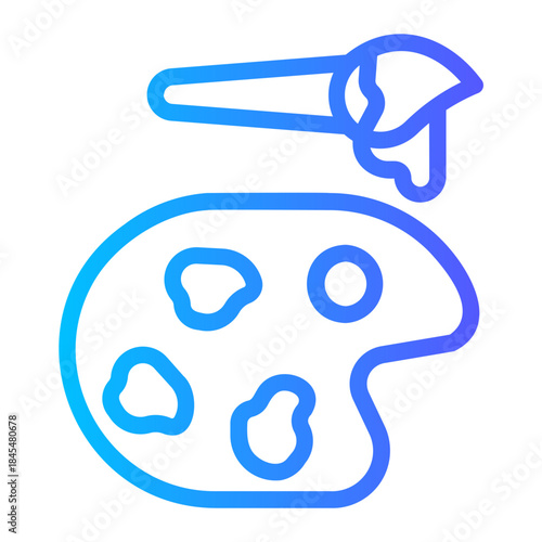 art and design gradient icon