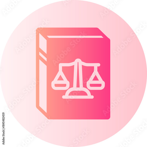 Law Faculty gradient icon