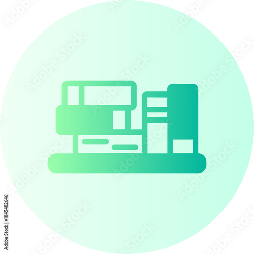 bookshelf gradient icon