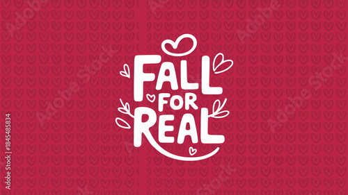 Hand drawn heart texture background with bold fall for real typography on red background for love and romance designs