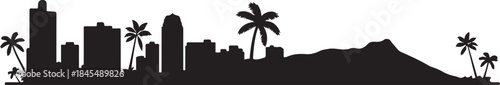 Foto Honolulu city template for website