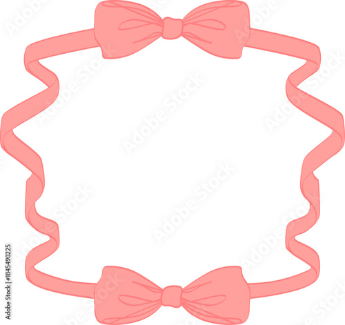 Girly Bow Border