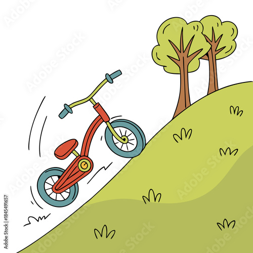 eco bike vector illustration