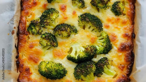 Broccoli Cheddar Gratin With Golden Crust
