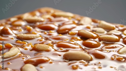 Extreme Macro Peanut Brittle Surface