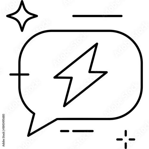 Line Art Fast Response Icon