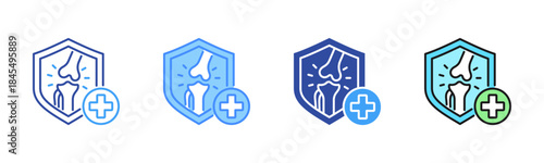 Rheumatic Disease Icon, Multi Styles Icon Set