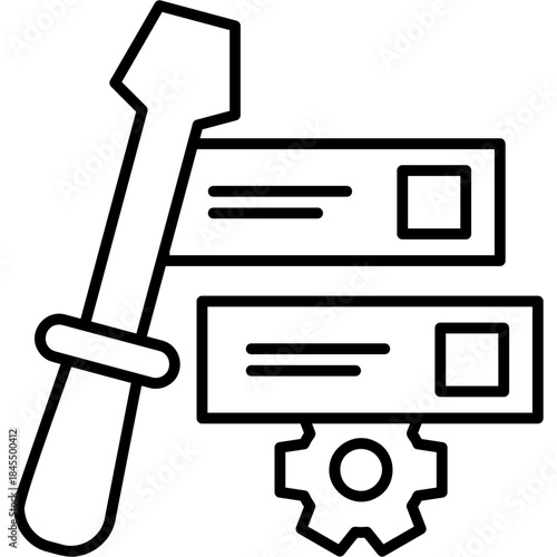 Glyph Solid Fix Guide Icon