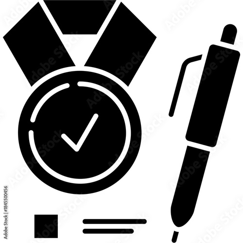Glyph Solid Best Answer Icon