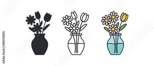 seasonal self care spring flowers glass
