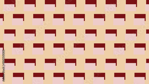 Vector Seamless Simple Striped Pattern Beige Stock Vector