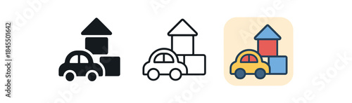 tech free kids wooden blocks and toy