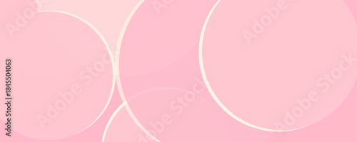 Circles pink tone texture background. Simple modern design use for valentine and mother day concept.
