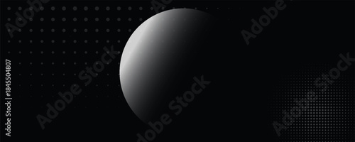 Dark, minimalist design featuring a glowing moon arc with 'COMING SOON' text below. A 45% download progress bar adds anticipation, perfect for futuristic or space-themed projects.