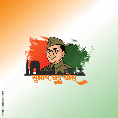 Happy Subhas Chandra Bose Jayanti  On This Historic Day We Bow in Respect to Netaji, Whose Ideals of Nationalism and Self-Reliance Continue to Inspire Generations