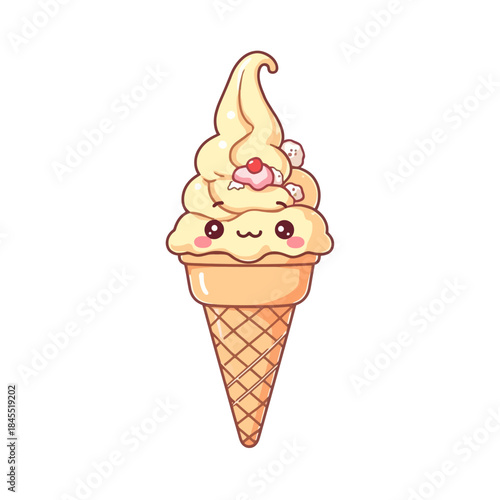 Cute Delicious Ice Cream Design Very Cool
