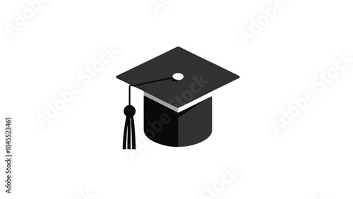 graduation cap and diploma vector