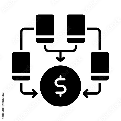 Sales management icon vector. Business process Illustration sign. Marketing symbol. sales team logo.