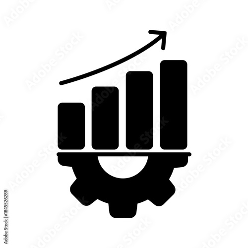 Sales management icon vector. Business process Illustration sign. Marketing symbol. sales team logo.