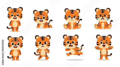 Cute lemon emojis expressing various emotions and actions  