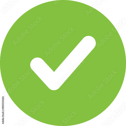 Green Check Mark Approval Icon