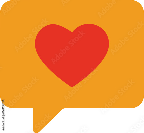Love Message Chat Heart Icon