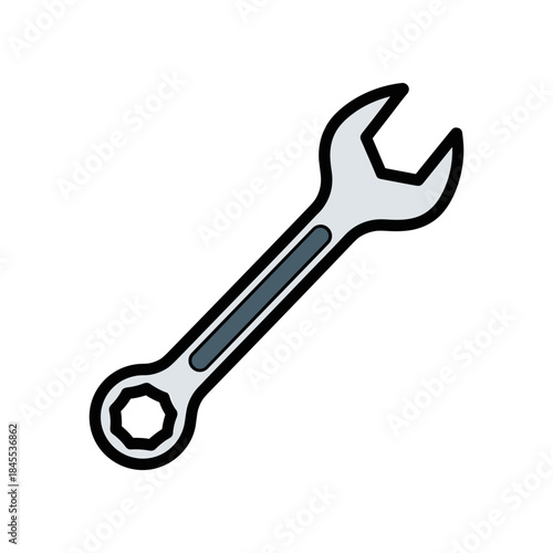 Wrench tool for repair and maintenance tasks.