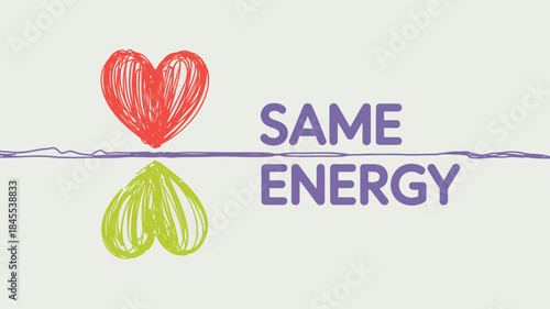 Minimal composition with a red heart and green pearls on a same energy background