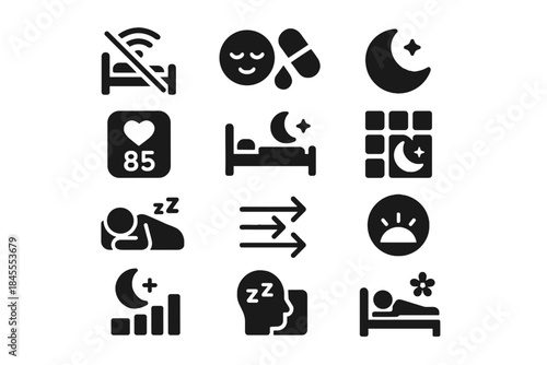 Transparency posture vector icon effects flat negative icons optimization sleep no squares