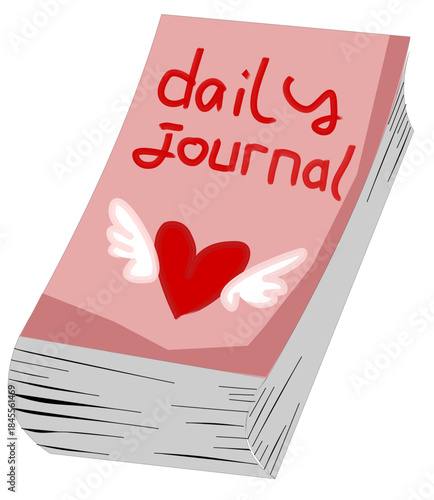 Cute pink journal book to weite everything you want