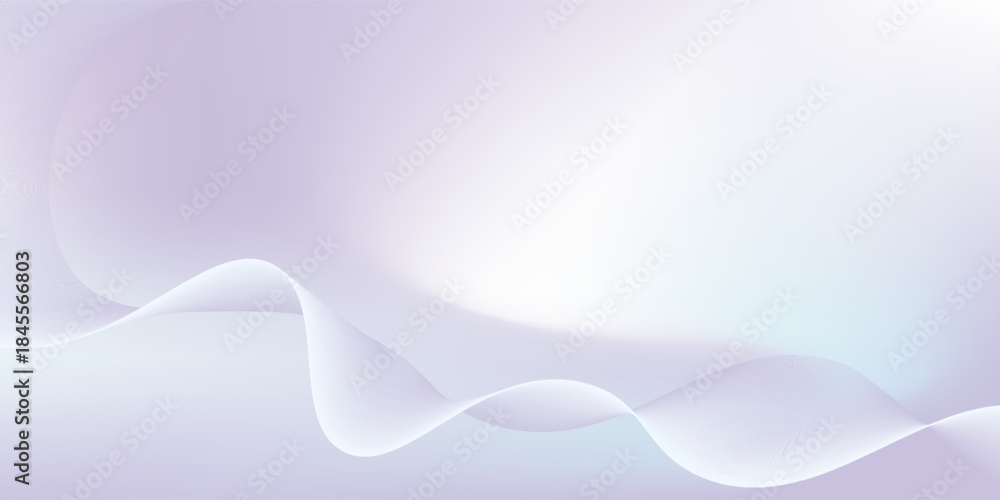 Fototapeta premium Blue Flow Purple Gray Wavy Gradient Background. Blurry Pastel Mint Weather Water Green Design Pic. Cloudy Light Sky Smooth Violet Gradient Mesh. Liquid White Fluid Grey Lavender Curve Background.