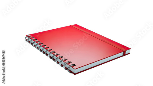 Wallpaper Mural Red Notebook on White Background Torontodigital.ca