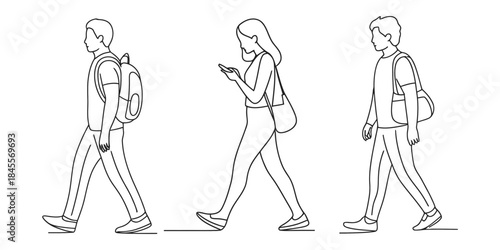 
People vector for Cad Drawing top view people architectural drawing isolated.  Line illustration of a male architect, engineer or contractor.