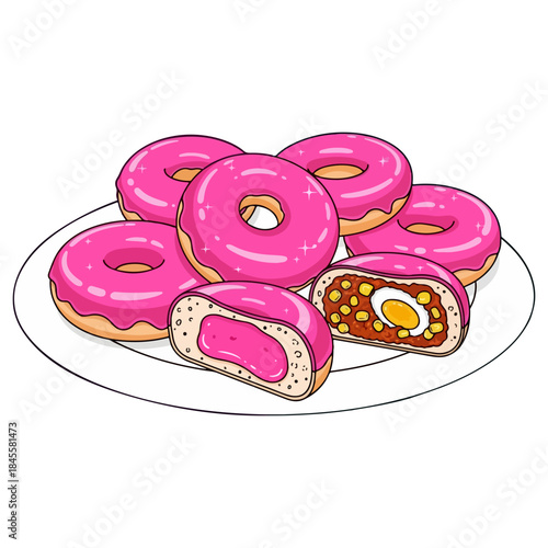 sweet cookies on a plate