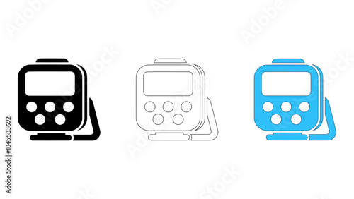 A handy digital kitchen timer for precise cooking, baking, and various household tasks