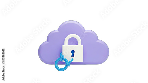 Cloud Security: Padlock Protecting Cloud Data