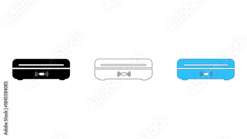 Smart vacuum sealer icon a modern appliance designed to preserve food freshness efficiently