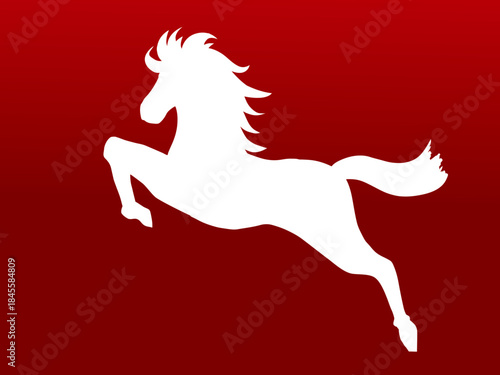  馬, 年賀状, 和風, 和柄, 新年, 動物, クリスマス, うま, ベクター, イラスト